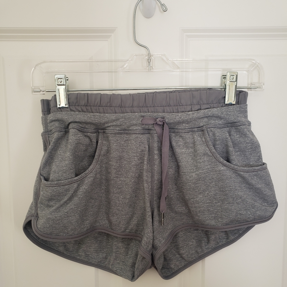 Lululemon grey sweat shorts